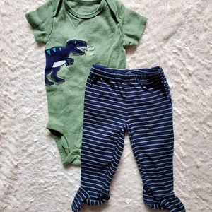 Carter's baby boy outfit, top & bottom